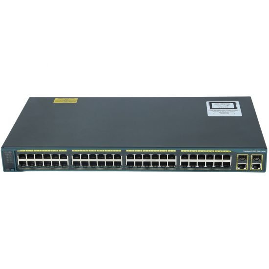 Catalyst 2960 Plus 48 10/100 PoE + 2 1000BT +2 SFP LAN Base # WS-C2960+48PST-L