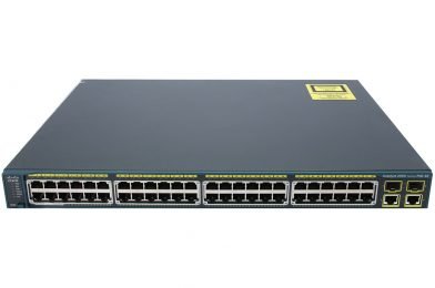 Catalyst 2960 48 10/100 PoE + 2 1000BT +2 SFP LAN Base Image # WS-C2960-48PST-L