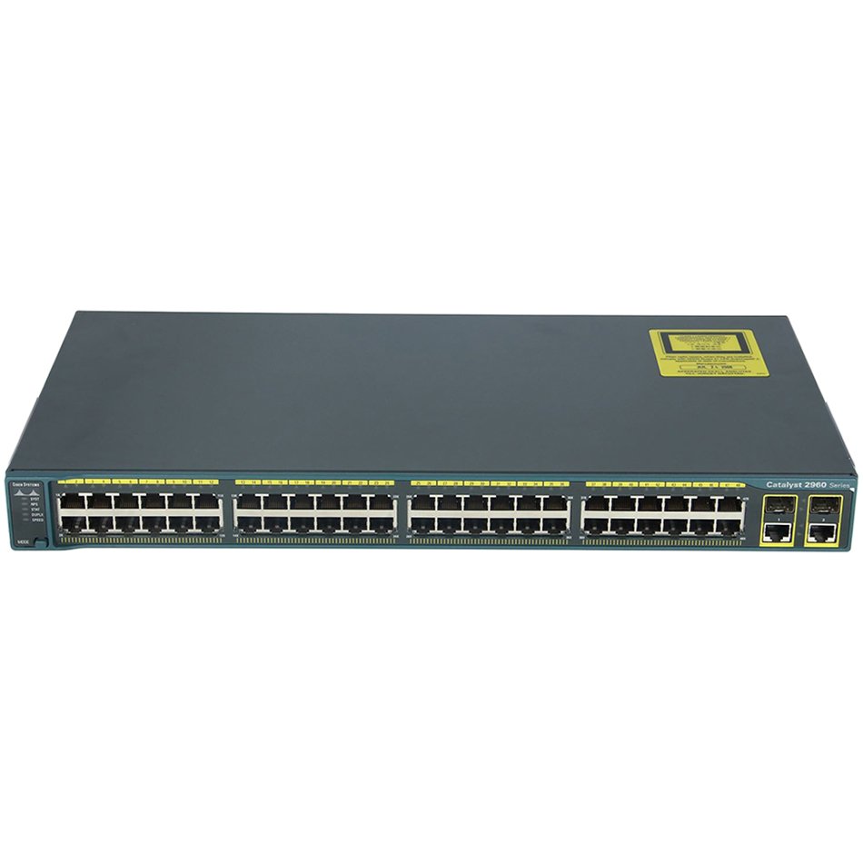 Catalyst 2960 48 10/100 + 2 T/SFP LAN Base Image # WS-C2960-48TC-L