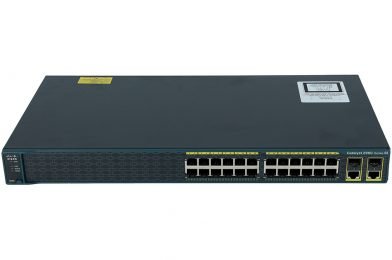 Catalyst 2960 24 10/100 + 2 T/SFP LAN Lite Image # WS-C2960-24TC-S