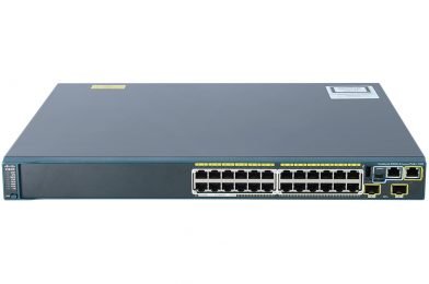 Catalyst 2960S 24 GigE PoE 370W, 2 x 10G SFP+ LAN Base # WS-C2960S-24PD-L