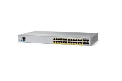 Catalyst 2960L 24 port GigE, 4 x 10G SFP+, LAN Lite # WS-C2960L-24TQ-LL