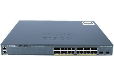 Catalyst 2960-X 24 GigE PoE 370W, 2 x 10G SFP+, LAN Base # WS-C2960X-24PD-L