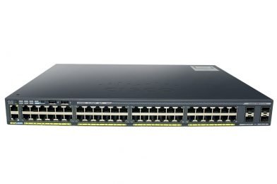 Catalyst 2960-X 48 GigE PoE 370W, 4 x 1G SFP, LAN Base # WS-C2960X-48LPS-L