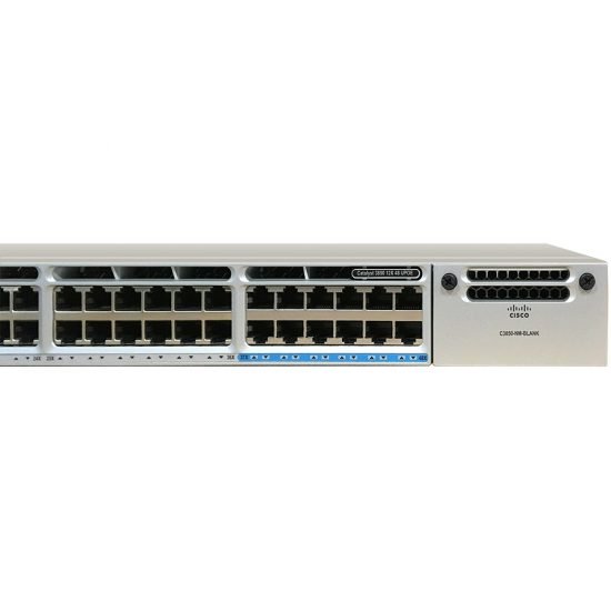 Cisco Catalyst 3850 48 Port (12 mGig+36 Gig) UPoE LAN Base # WS-C3850-12X48U-L