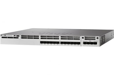 Cisco Catalyst 3850 16 Port 10G Fiber Switch IP Services # WS-C3850-16XS-E