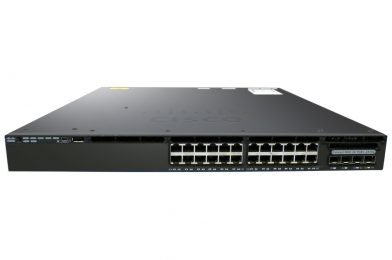 Cisco Catalyst 3650 24 Port PoE 2x10G Uplink IP Base # WS-C3650-24PD-S
