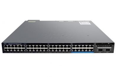 Cisco Catalyst 3650 48 Port mGig, 2x40G Uplink, LAN Base # WS-C3650-12X48UZ-L