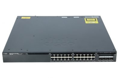 Cisco Catalyst 3650 24 Port PoE 4x1G Uplink LAN Base # WS-C3650-24PS-L