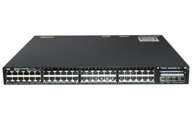 Cisco Catalyst 3650 48 Port Full PoE 2x10G Uplink IP Services # WS-C3650-48FD-E