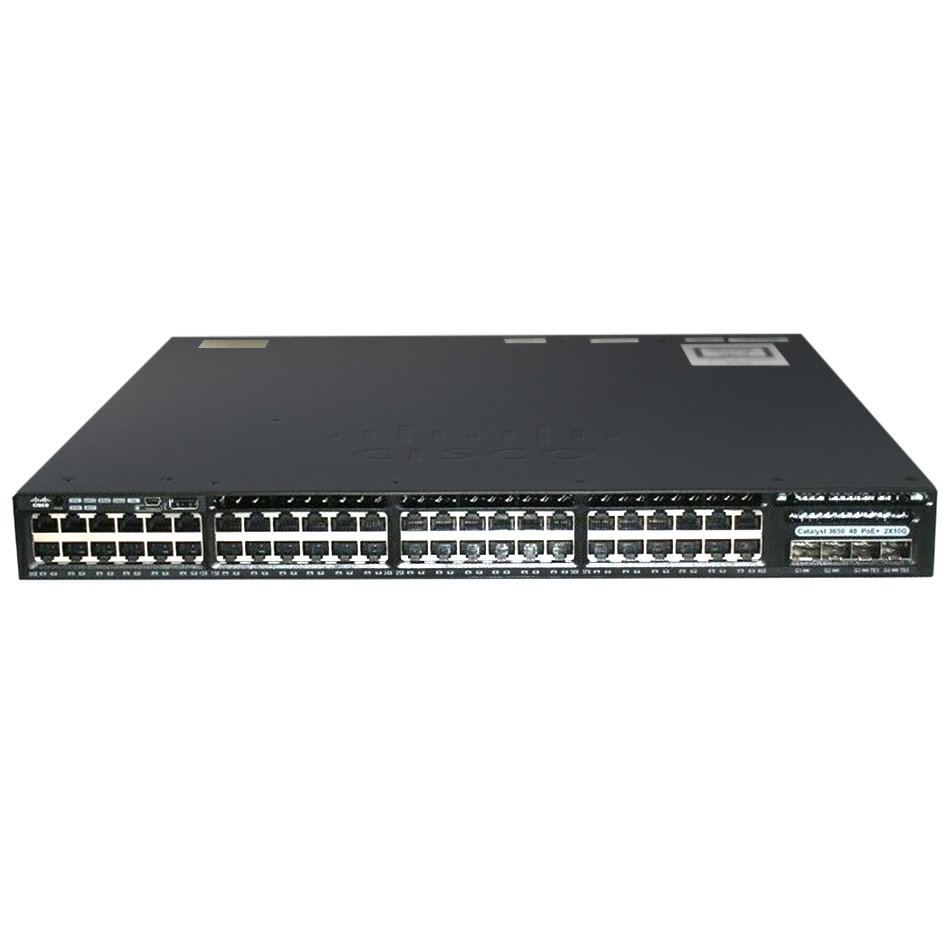 Cisco Catalyst 3650 48 Port Full PoE 2x10G Uplink IP Services # WS-C3650-48FD-E