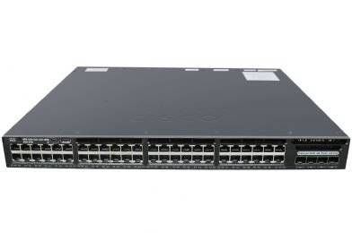 Cisco Catalyst 3650 48 Port Full PoE 4x10G Uplink IP Services # WS-C3650-48FQ-E