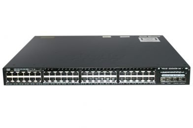 Cisco Catalyst 3650 48 Port Full PoE 2x10G Uplink IP Base # WS-C3650-48FD-S