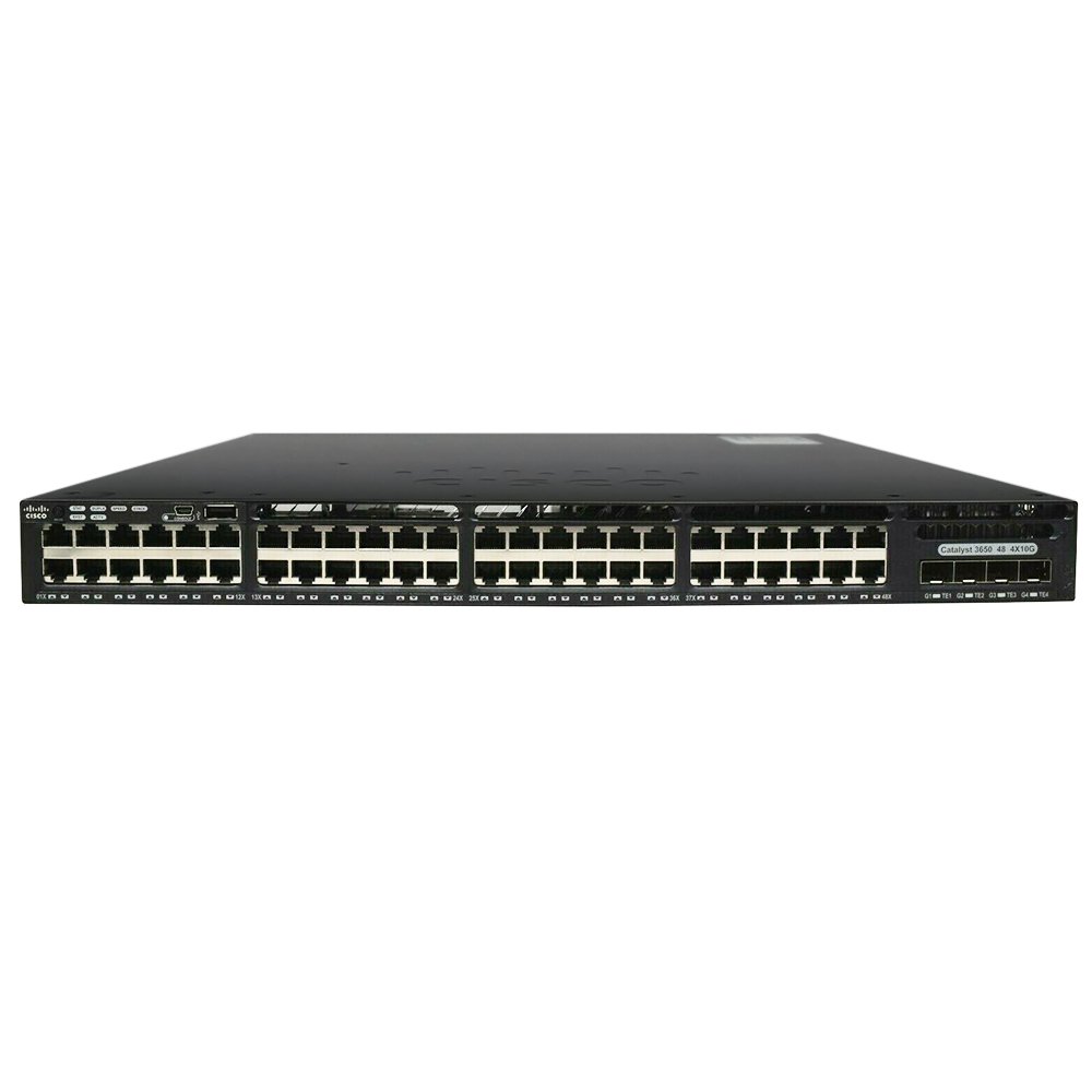 Cisco Catalyst 3650 48 Port Data 4x10G Uplink IP Services # WS-C3650-48TQ-E