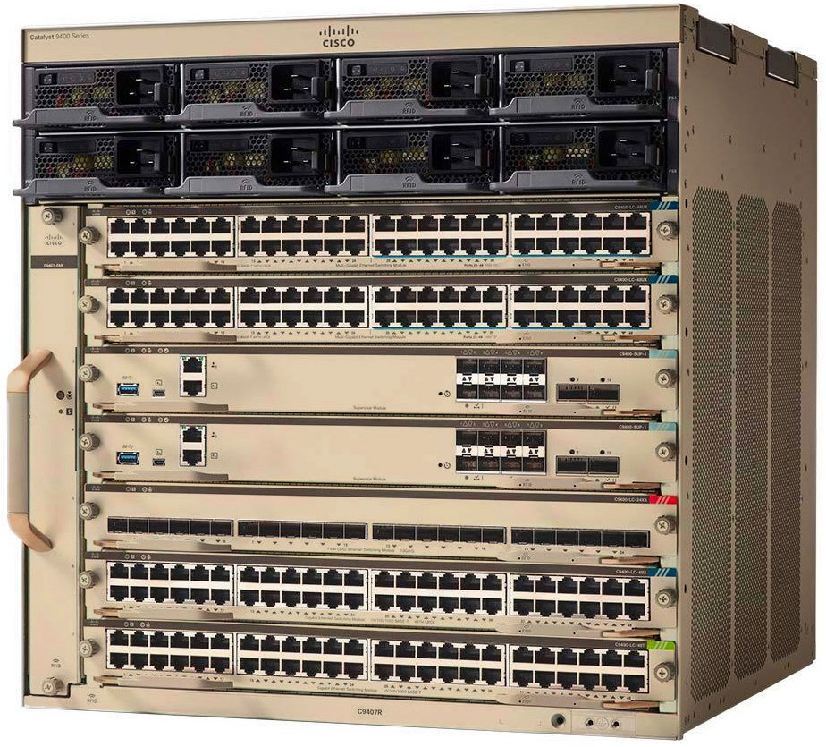 Cisco Catalyst 9400 Series 7 slot chassis # C9407R