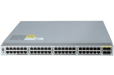 Cisco ONE Nexus 3048TP-1GE 1RU 48×10/100/1K and 4x10GE ports # C1-N3K-C3048TP