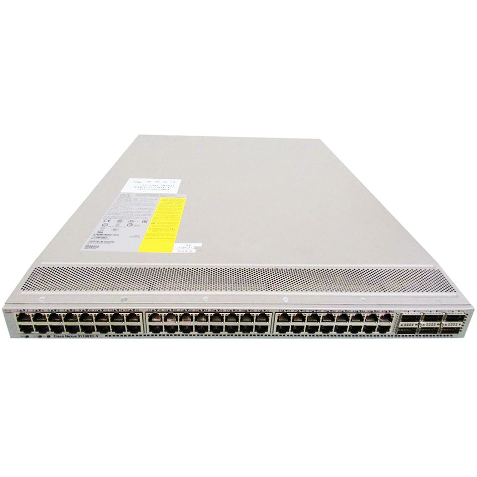 Cisco ONE Nexus 31108-VXLAN, 48 x 10GT and 6C/6Q QSFP ports # C1-N3K-C31108PC-V