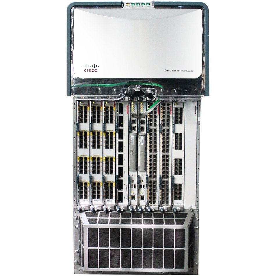 Nexus 7010 Bundle (Chassis,SUP1,(3)FAB1,(2)AC-6KW PSU) # N7K-C7010-BUN