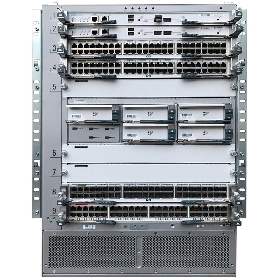 N7009 Bundle (7009,2xSUP2,3xFAB2,2xAC-6KW,2xM224,1xSBUN-P1) # N7K-C7009-SD-P1