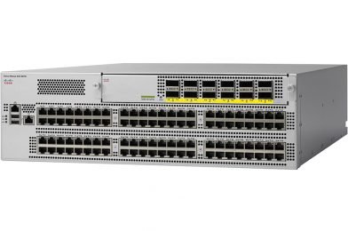 2 Nexus 93128TX with 8 QSFP-40G-SR-BD. # N9K-C93128TX-B18Q