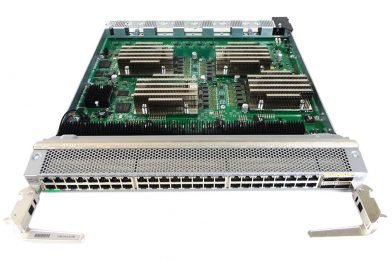 Nexus 9500 linecard, VxLAN Routing, 48p 1/10G-T & 4p QSFP # N9K-X9564TX