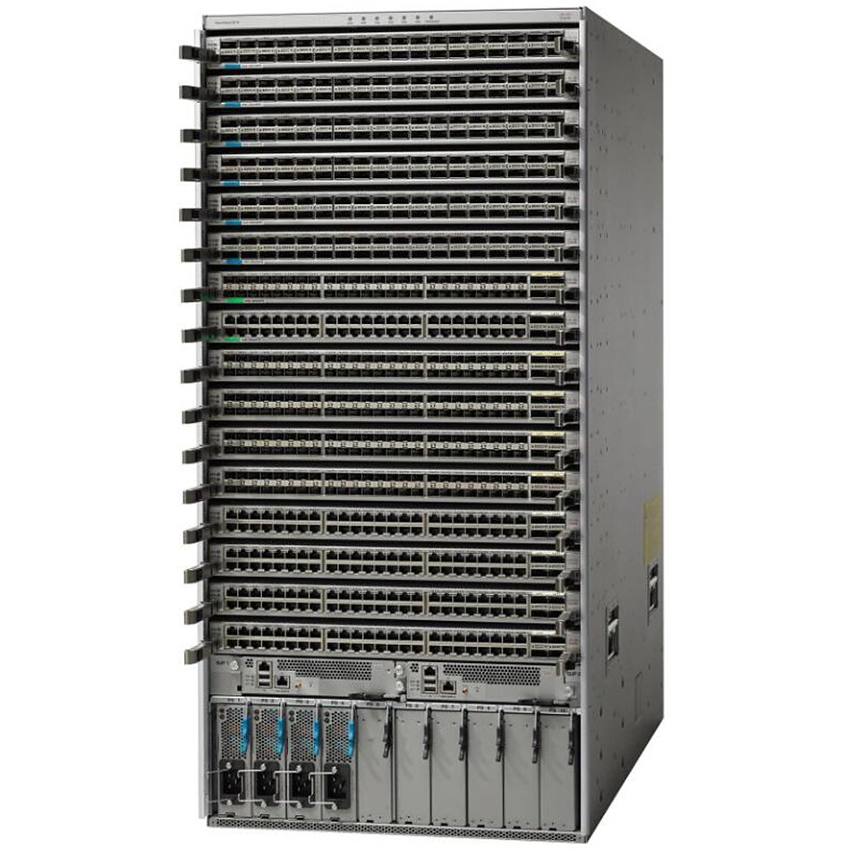 Nexus 9516 Chassis Bundle with 1 Sup, 3 PS, 2 SC, 3 FM, 3 FT # N9K-C9516-B1