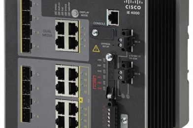IE4000 with 4GE combo, 4GE PoE+ and 4 GE combo uplink ports # IE-4000-4GC4GP4G-E