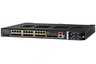 IE4010 w/ 12GE SFP, 12GE Copper PoE+ & 4GE SFP uplink ports # IE-4010-16S12P