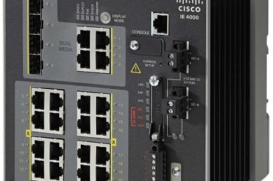 IE4000 switch with 16 GE Copper and 4 GE combo uplink ports # IE-4000-16GT4G-E