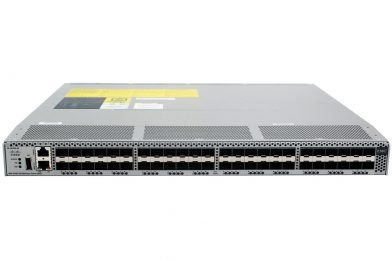 MDS 9148T 32G 48-Port FC switch, w/ 24 active ports, exhaust # DS-C9148T-24EK9