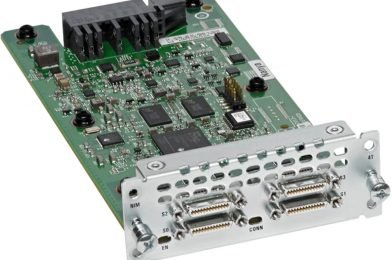 4-Port Serial WAN Interface card # NIM-4T