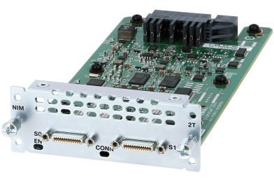 2-Port Serial WAN Interface card # NIM-2T