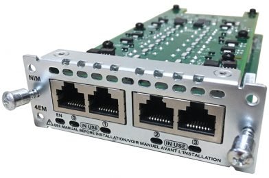 4-Port Network Interface Module – Ear and Mouth # NIM-4E/M