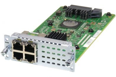 4-port Layer 2 GE Switch Network Interface Module # NIM-ES2-4