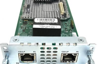2 port Multiflex Trunk Voice/Clear-channel Data T1/E1 Module # NIM-2MFT-T1/E1