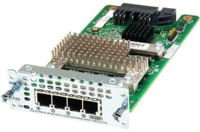 4-Port Network Interface Module – FXS, FXS-E and DID # NIM-4FXS