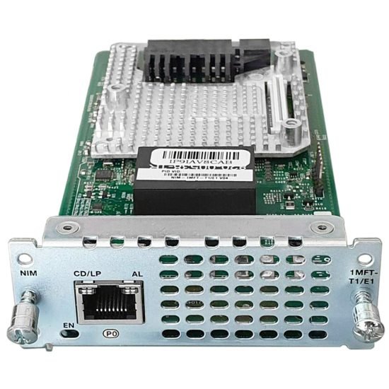 1 port Multiflex Trunk Voice/Clear-channel Data T1/E1 Module # NIM-1MFT-T1/E1