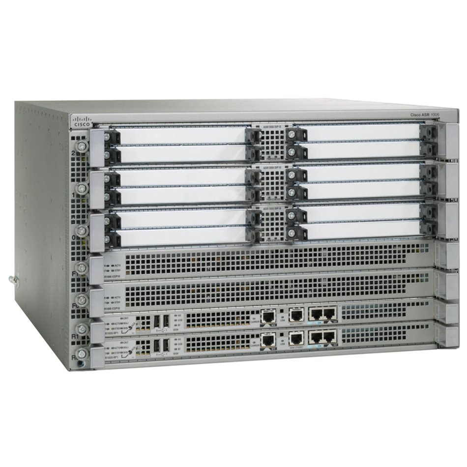 Cisco ASR1006 Chassis, Dual P/S # ASR1006