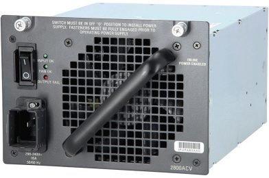 Catalyst 4500 2800W AC Power Supply (Data and PoE) # PWR-C45-2800ACV