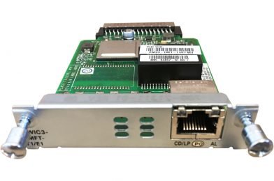 1-Port 3rd Gen Multiflex Trunk Voice/WAN Int. Card – T1/E1 # VWIC3-1MFT-T1/E1