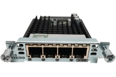 Four-Port Voice Interface Card – FXS and DID # VIC3-4FXS/DID